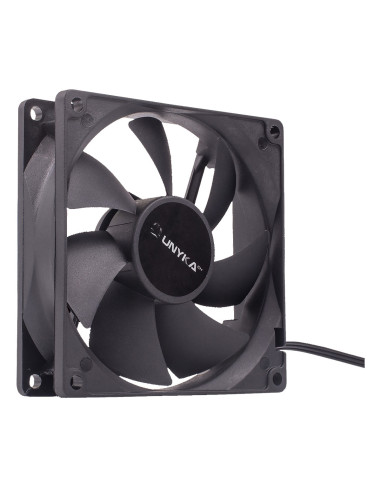 UNYKAch 90 mm Carcasa del ordenador Ventilador 9 cm Negro