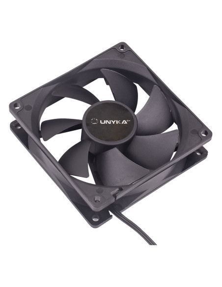 UNYKAch 90 mm Carcasa del ordenador Ventilador 9 cm Negro