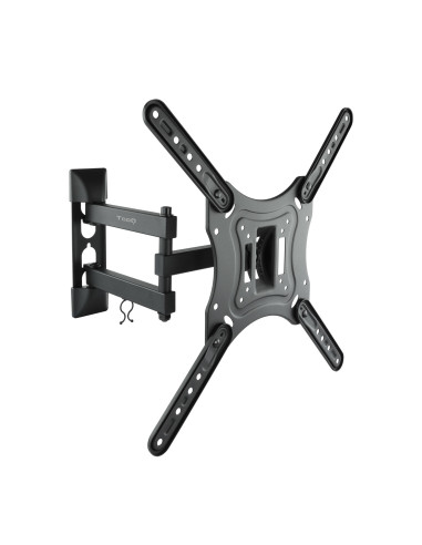 TooQ Soporte Giratorio e Inclinable para Monitor   TV LCD, Plasma de 23”- 55”, con Tres Pivotes, Negro
