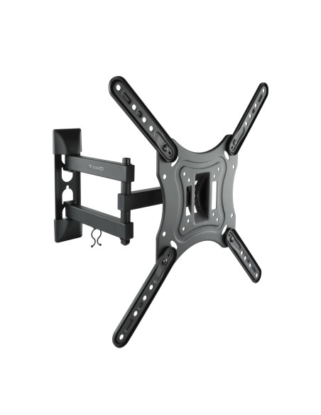 TooQ Soporte Giratorio e Inclinable para Monitor   TV LCD, Plasma de 23”- 55”, con Tres Pivotes, Negro