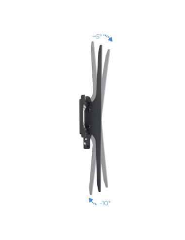 TooQ Soporte de Pared Inclinable para Monitor   TV LCD, Plasma de 60-100, Negro