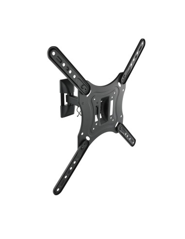 TooQ Soporte Giratorio e Inclinable para Monitor   TV LCD, Plasma de 23”- 55”, con Dos Pivotes, Negro