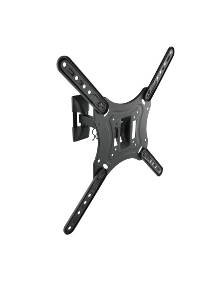 TooQ Soporte Giratorio e Inclinable para Monitor   TV LCD, Plasma de 23”- 55”, con Dos Pivotes, Negro