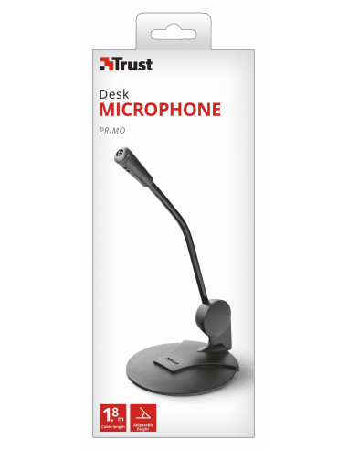 Trust 21674 micrófono Negro Micrófono para PC