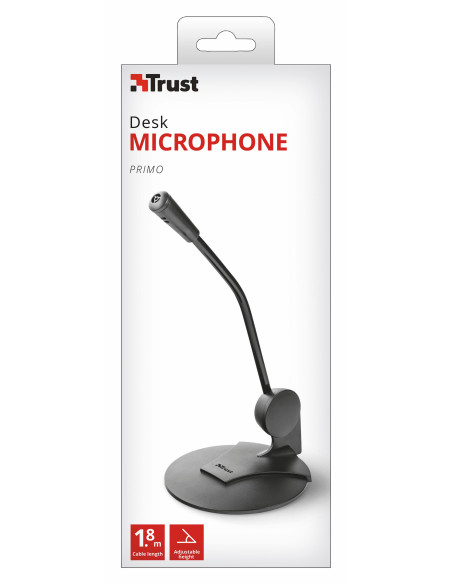 Trust 21674 micrófono Negro Micrófono para PC