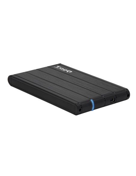 TooQ CAJA HDD 2.5" SATA A USB 2.0 USB 3.0 NEGRA