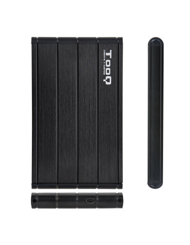 TooQ CAJA HDD 2.5" SATA A USB 2.0 USB 3.0 NEGRA