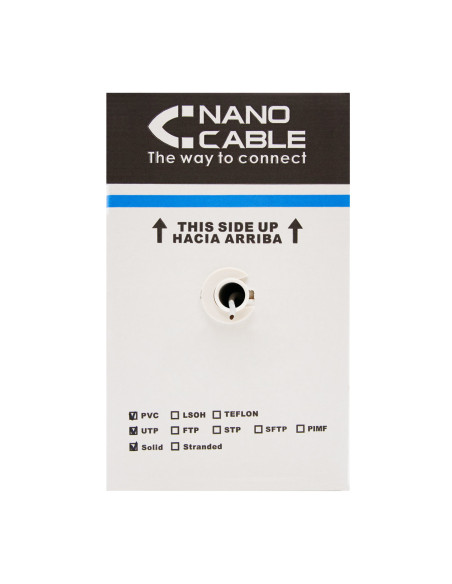 Nanocable CABLE RED RJ45 CAT.6 FTP RIGIDO AWG24, 305 M