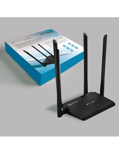 TALIUS router wireless N 300M 4 puertos RT-300-N4D