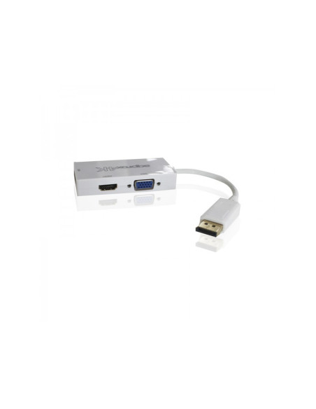 Approx appC37 DisplayPort VGA + HDMI + DVI Blanco