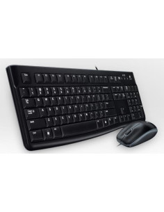 Logitech Desktop MK120 teclado Ratón incluido USB QWERTY Portugués Negro 2