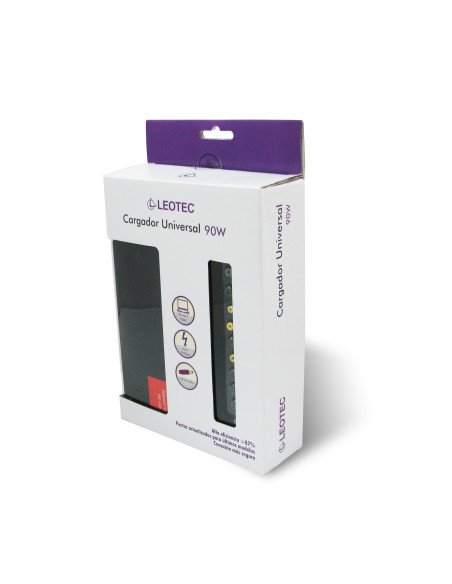 Leotec cargador universal para portátiles de 90W