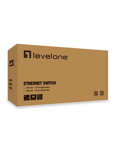 LevelOne Switch 24 Puertos Gigabit