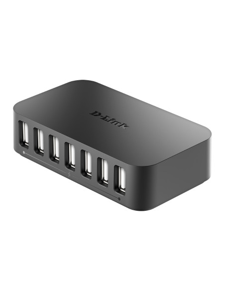 D-Link DUB-H7 USB 2.0 Type-B 480 Mbit s Negro