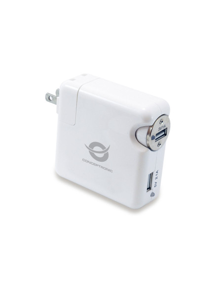 Conceptronic CUSBCHARKIT cargador de dispositivo móvil Cámara digital, Portátil, PDA, Smartphone, Tableta Blanco Corriente