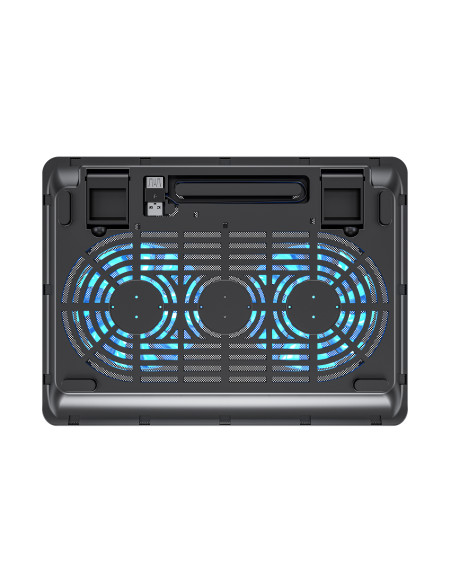 Conceptronic CNBCOOLPAD2F almohadilla fría 39,6 cm (15.6") 1000 RPM Negro