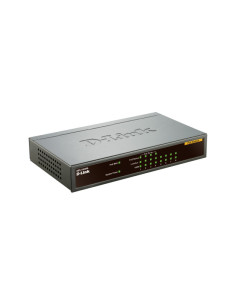 D-Link DES-1008PA switch No administrado Fast Ethernet (10 100) Energía sobre Ethernet (PoE) Negro 2