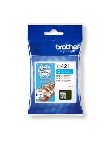 Brother LC421C cartucho de tinta 1 pieza(s) Original Cian