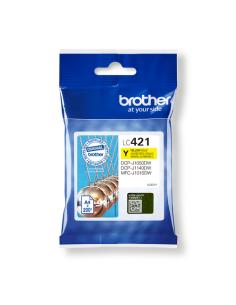 Brother LC-421Y cartucho de tinta 1 pieza(s) Original Amarillo