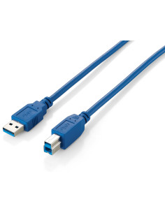 Equip 128291 Cable USB 3.0 Tipo A Macho a Tipo B Macho, 1,0m , Azul