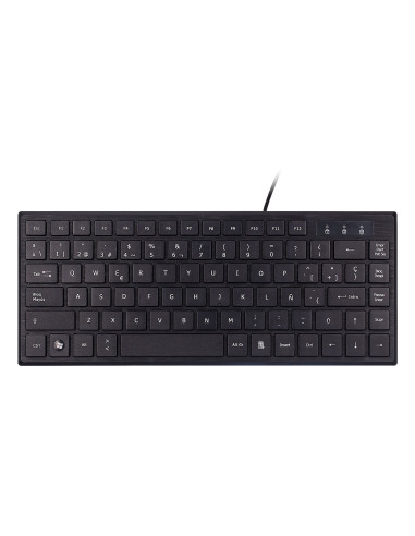 UNYKAch KB 302 Mini teclado Oficina USB QWERTY Negro