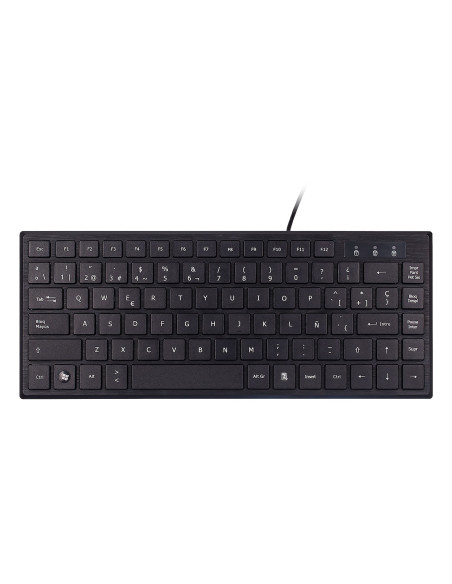 UNYKAch KB 302 Mini teclado Oficina USB QWERTY Negro
