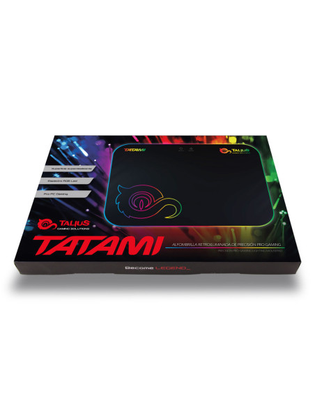 TALIUS alfombrilla gaming Tatami retroiluminada RGB