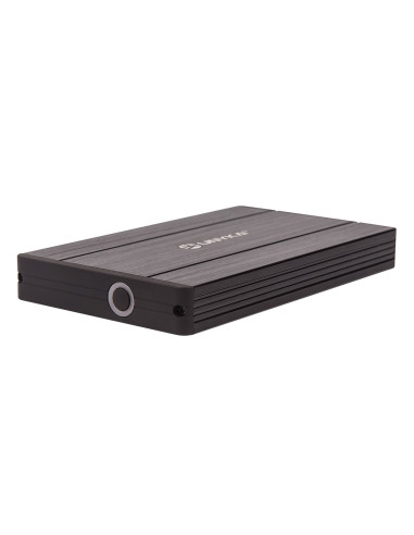 UNYKAch 25201 Caja de disco duro (HDD) Negro 2.5"