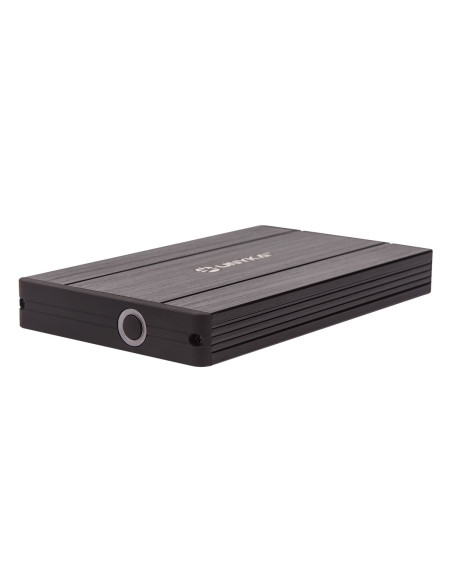 UNYKAch 25201 Caja de disco duro (HDD) Negro 2.5"