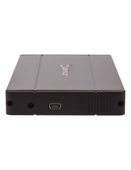 UNYKAch 25201 Caja de disco duro (HDD) Negro 2.5"
