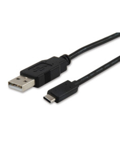 Equip Cable USB 2.0 C a A, M M, 1,0m