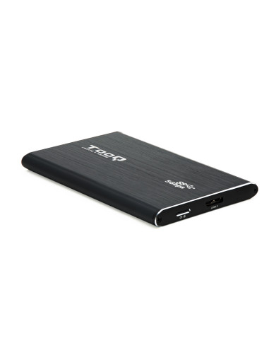 TooQ TQE-2529B caja para disco duro externo Carcasa de disco duro SSD Negro 2.5"