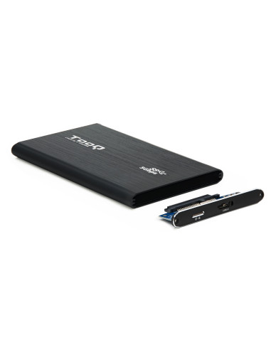 TooQ TQE-2529B caja para disco duro externo Carcasa de disco duro SSD Negro 2.5"