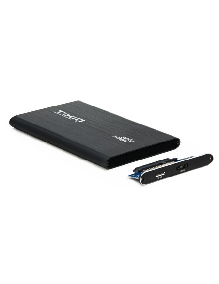 TooQ TQE-2529B caja para disco duro externo Carcasa de disco duro SSD Negro 2.5"
