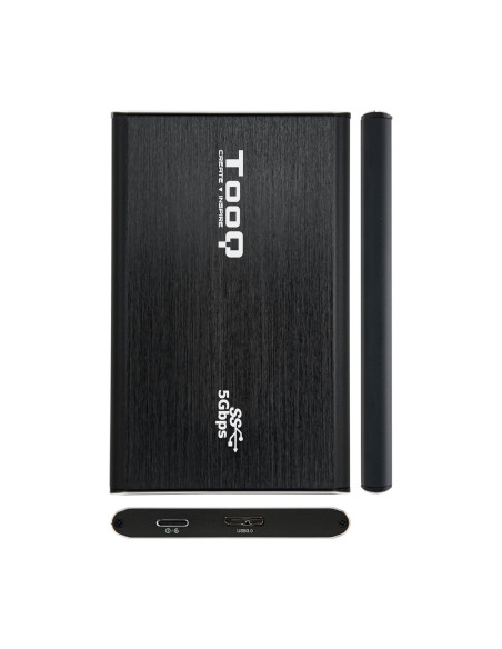 TooQ TQE-2529B caja para disco duro externo Carcasa de disco duro SSD Negro 2.5"