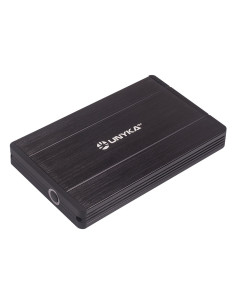 UNYKAch 25301 Caja de disco duro (HDD) Negro 2.5"