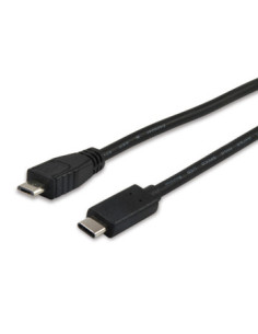Equip Cable USB 2.0 C a Micro-B, M M, 1,0m