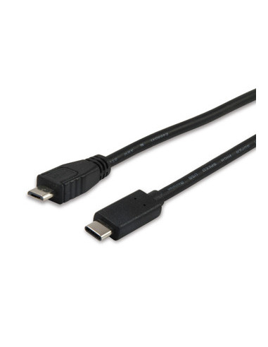 Equip Cable USB 2.0 C a Micro-B, M M, 1,0m