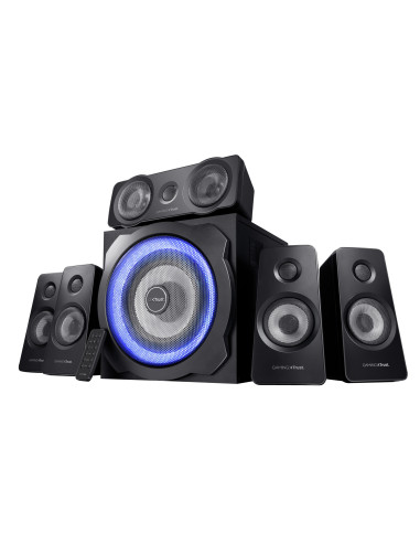 Trust GXT 658 Tytan 5.1 conjunto de altavoces 90 W Universal Negro 5.1 canales