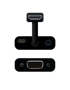 Nanocable CONVERSOR HDMI A SVGA+AUDIO, HDMI M-SVGA H+3.5 H, NEGRO, 10 CM+1.0 M 2