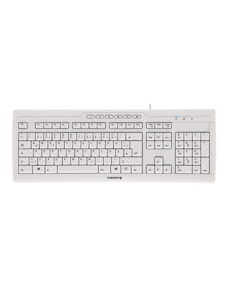 CHERRY STREAM 3.0 teclado Oficina USB Español Gris