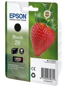Epson Strawberry 29 K cartucho de tinta 1 pieza(s) Original Rendimiento estándar Negro