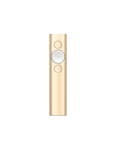 Logitech 910-004862 apuntador inalámbricos Bluetooth RF Oro
