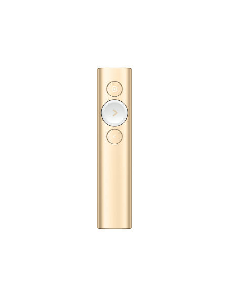 Logitech 910-004862 apuntador inalámbricos Bluetooth RF Oro