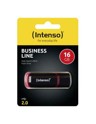 Intenso 16GB USB2.0 unidad flash USB USB tipo A 2.0 Negro, Rojo