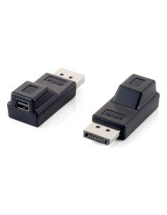 Equip 118916 cambiador de género para cable DisplayPort Mini DisplayPort Negro