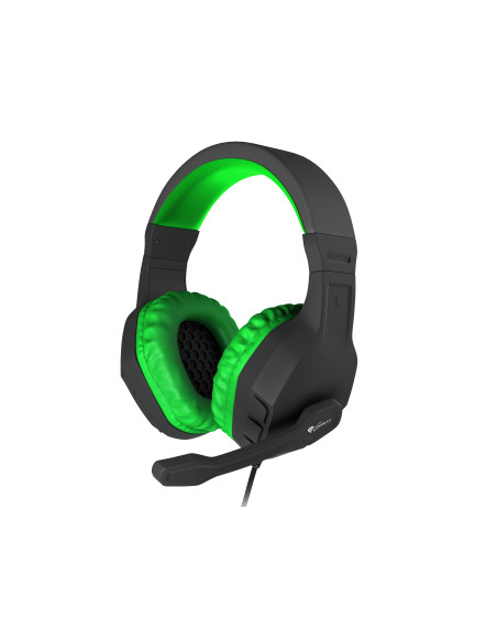 GENESIS Argon 200 Auriculares Alámbrico Diadema Juego Negro, Verde