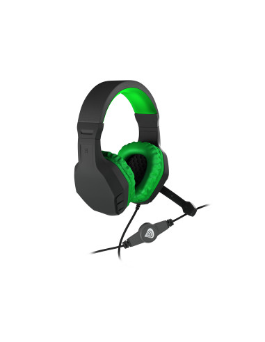 GENESIS Argon 200 Auriculares Alámbrico Diadema Juego Negro, Verde