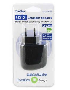 CoolBox UX-2 Universal Negro Corriente alterna Interior 2
