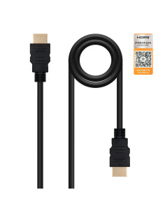 Nanocable HDMI V2.0, 1.5m cable HDMI 1,5 m HDMI tipo A (Estándar) Negro